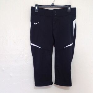 Nike Black & White Dri Fit Softball Short Pants Size S